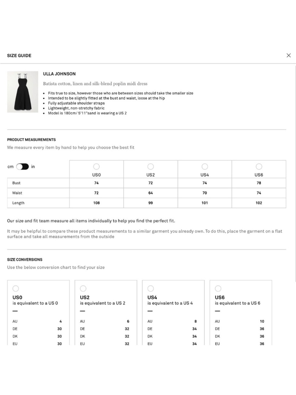 ULLA JOHNSON Batista Black Midi Dress 4 - Picture 5 of 9